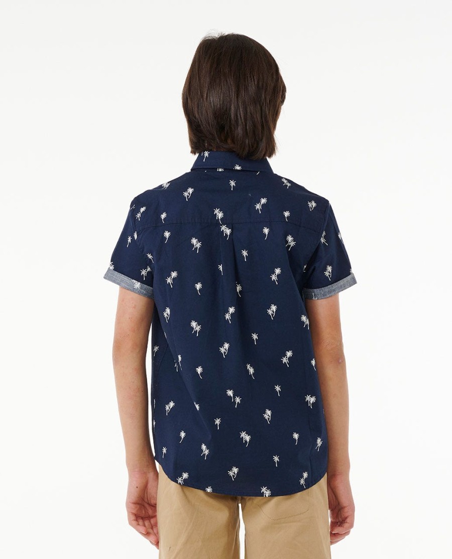 camisa paradise palms-rapaz 8-16 anos