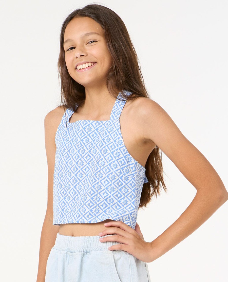 blissy woven top-menina 8-14 anos