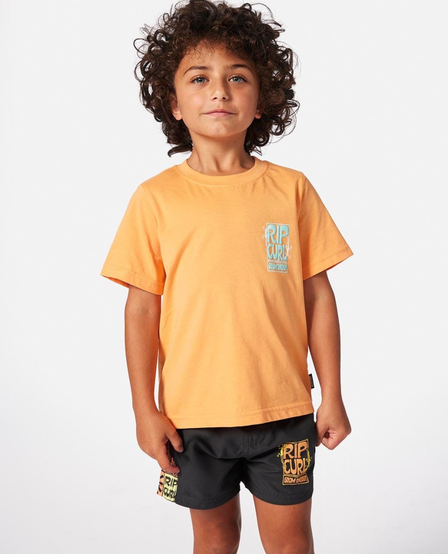 grom energy logo tee-rapaz 2-8 anos