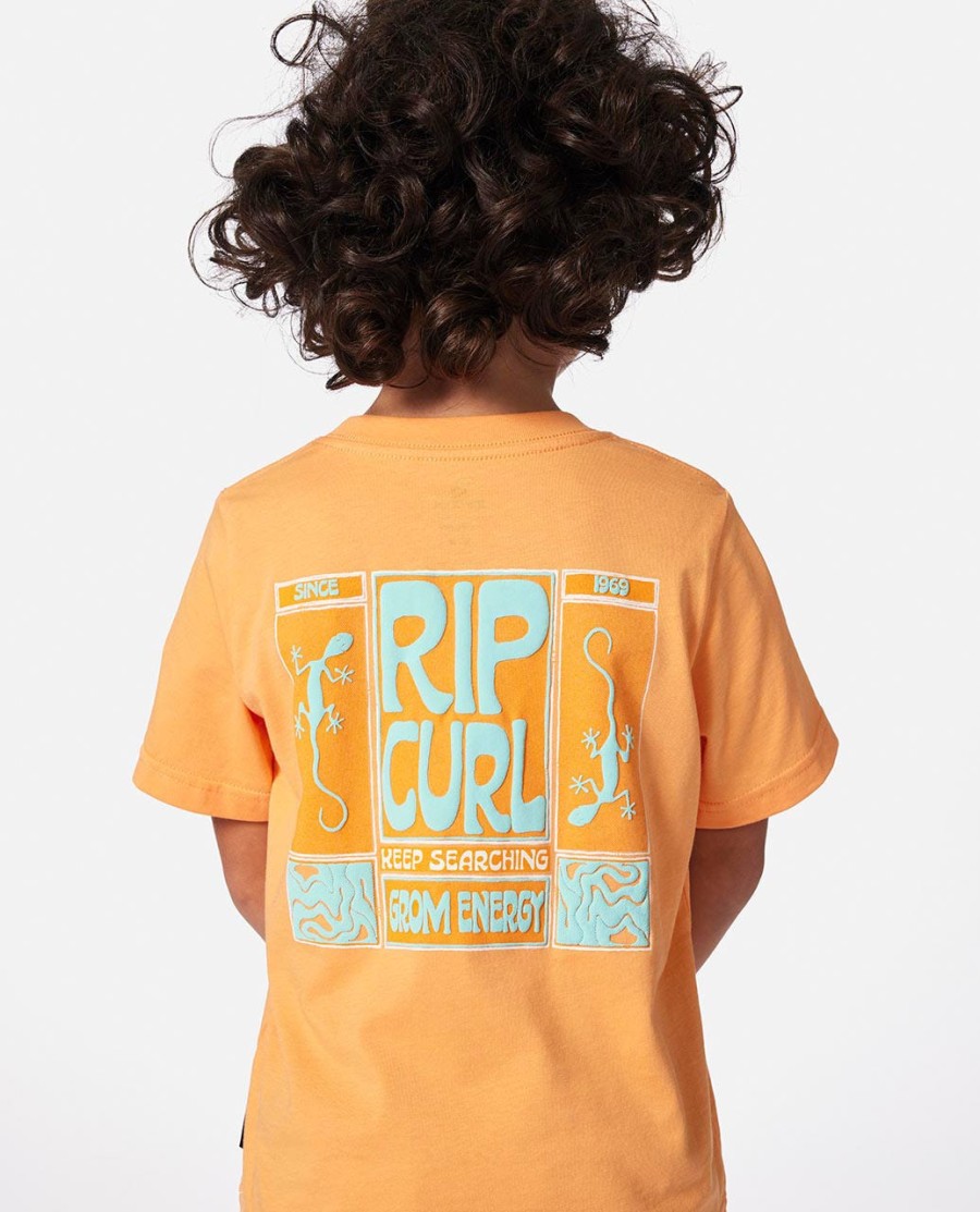 grom energy logo tee-rapaz 2-8 anos