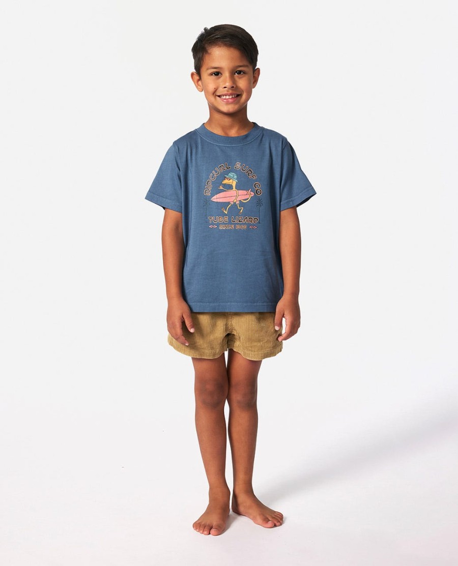grom energy lizard tee-rapaz 2-8 anos
