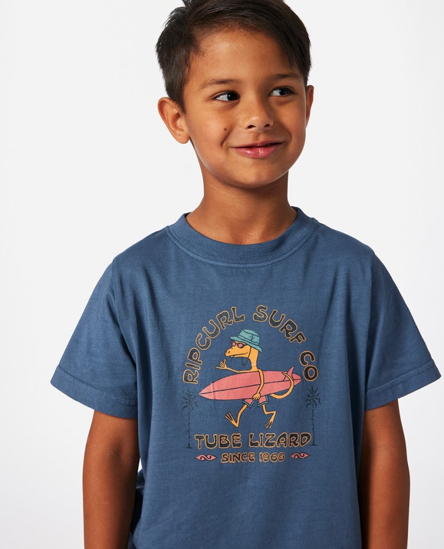grom energy lizard tee-rapaz 2-8 anos