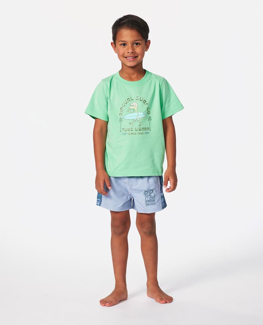 grom energy lizard tee-rapaz 2-8 anos