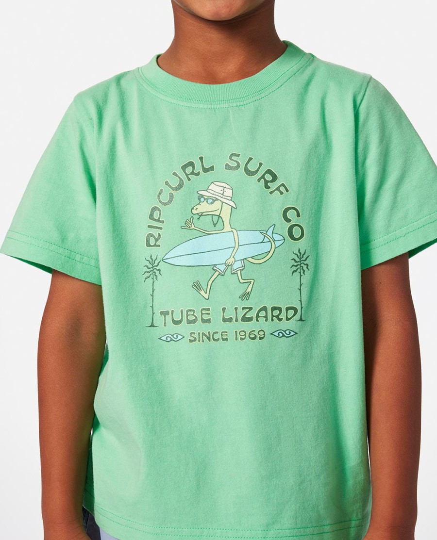 grom energy lizard tee-rapaz 2-8 anos