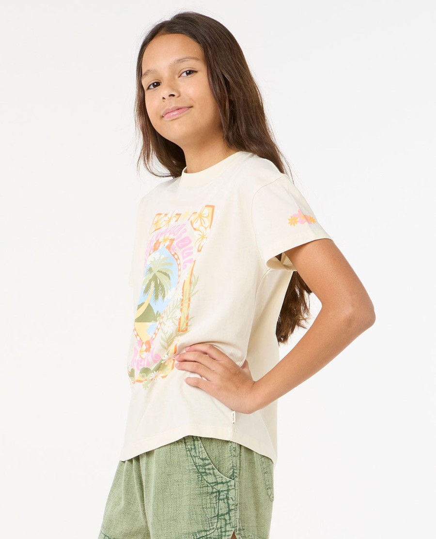 island bliss art tee-menina 8-14 anos