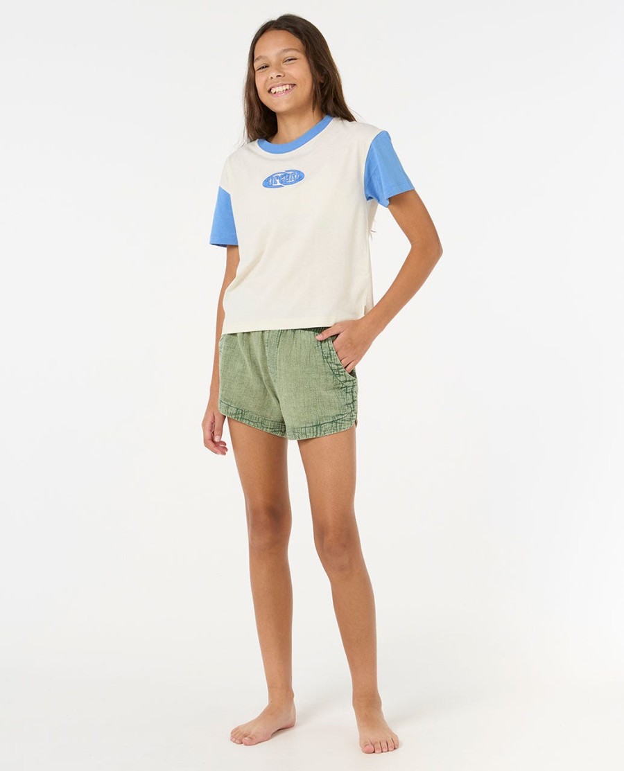 island bliss crop tee-menina 8-14 anos