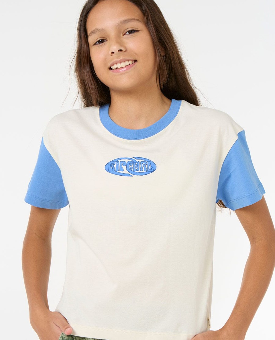 island bliss crop tee-menina 8-14 anos