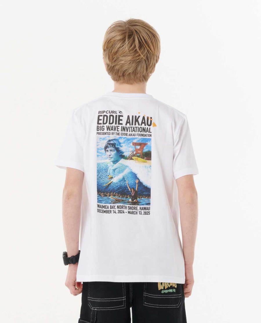 eddie would go poster tee- kids